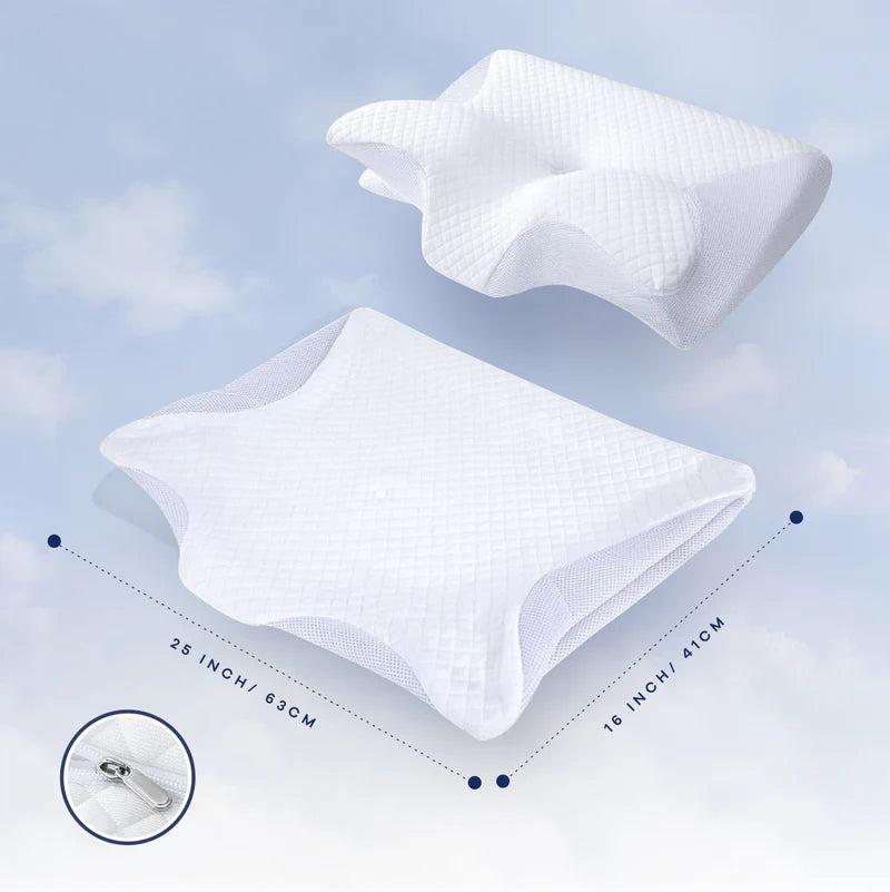 Soft Cotton Breathable Cover for Kinvero Cervical Pillow