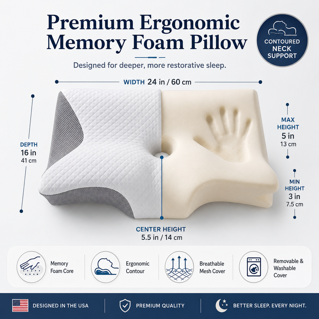 Kinvero Cervical Pillow
